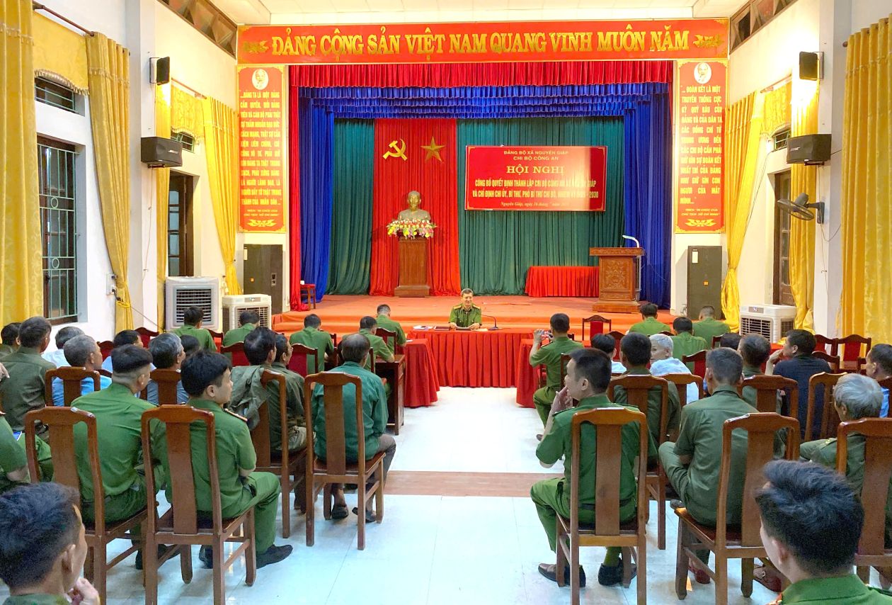 Công an xã Nguyên Giáp (Hải Phòng) chủ động phương án ứng phó bão số 3